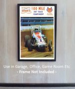 New York Fairgrounds Race Poster 1975 Sprint Car - Image 2