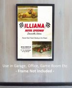 Illiana Motor Speedway Race Poster Tom Bigelow - Image 2