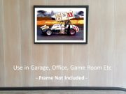 Steve Kinser Gambler Sprint 1970s Racing Poster - Image 2