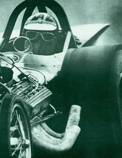 Front Engine Top Fuel Dragster Racing Poster 1966