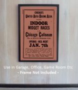 Chicago Coliseum Indoor Midget Race Poster 1948 - Image 2