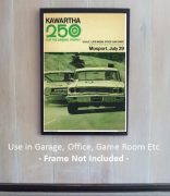 Mosport Kathartha 250 USAC Stock Car Race Poster 1960s - Image 2
