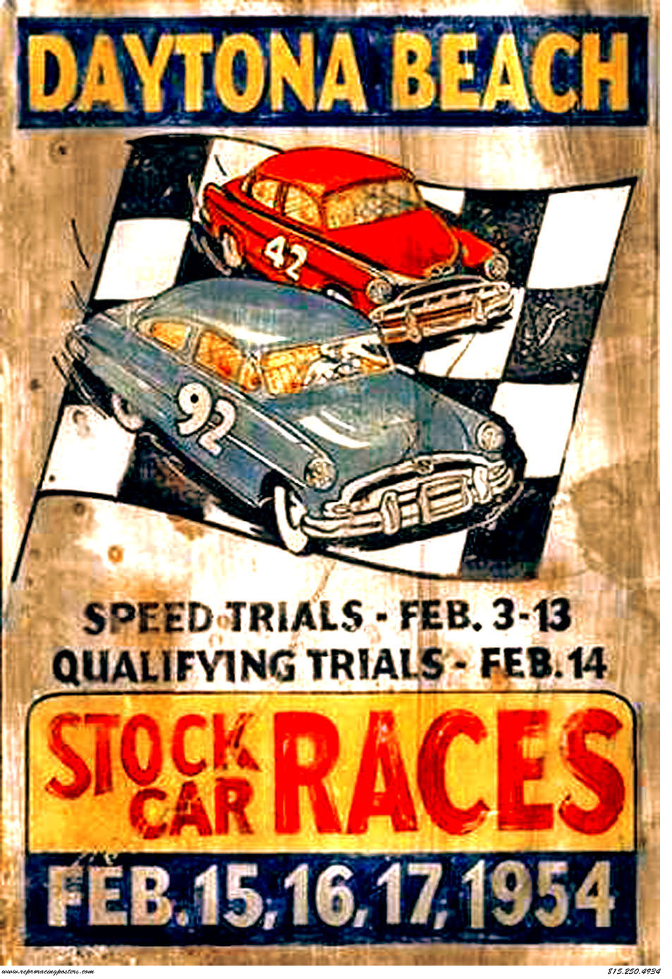 vintage daytona race decals