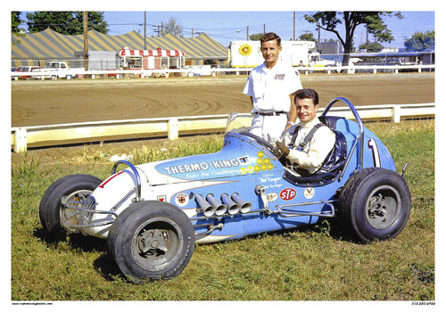 Mel Don Kenyon Thermo King Midget Race Poster