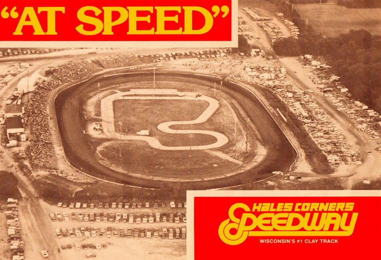 Hales Corner Speedway at Speed Racing Poster CrashDaddy Racing